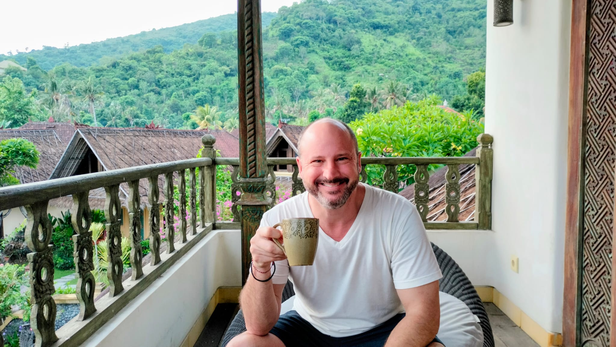 Harlan, founder of Gold & Silver Traders, photographed in Indonesia